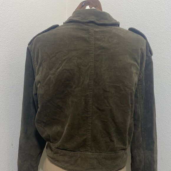 Free People Everlyn Jacket In Moss (Army Green / Olive) Size Medium - Picture 8 of 11